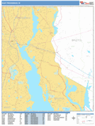 East Providence Digital Map Basic Style
